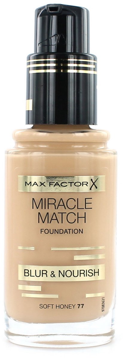 Max Factor Miracle Match Shade Matching Liquid Foundation - 077 Soft Honey