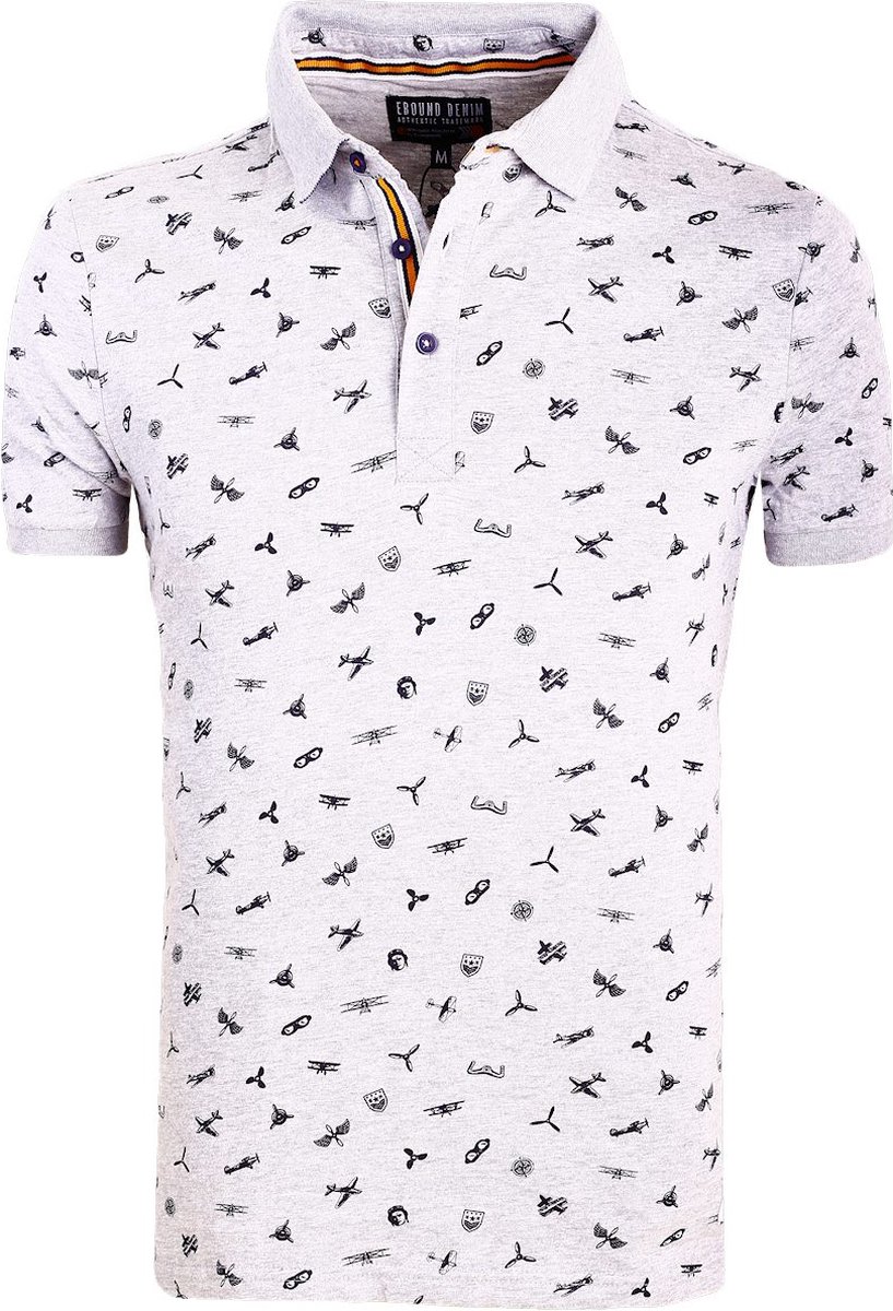 Poloshirt Heren Grijs Watersport Limited Edition E-Bound - XL