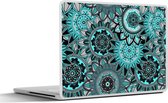 Laptop sticker - 14 inch - Mandala - Bloemen - Design - 32x5x23x5cm - Laptopstickers - Laptop skin - Cover