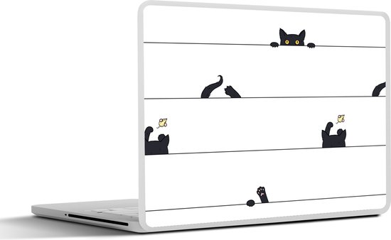 Foto: Laptop sticker 15 6 inch kat patronen muis jongens meisjes kinderen kind 36x27 5cm laptopstickers laptop skin cover