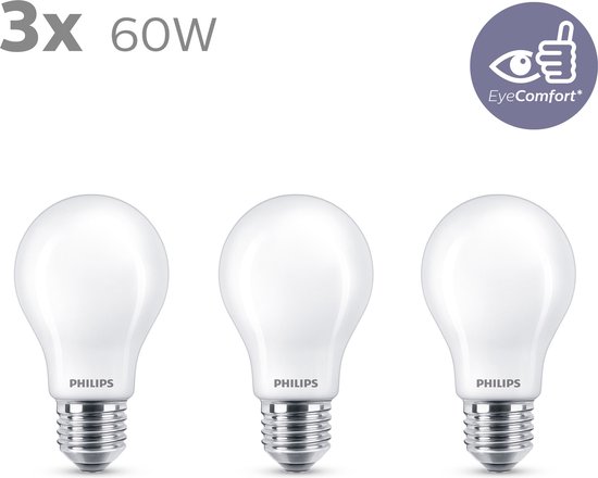 Philips LED Lampen Warmwit - 3 Stuks