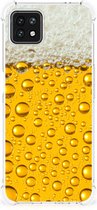 Telefoonhoesje  OPPO A53 5G | A73 5G Hippe Hoesjes met transparante rand Bier