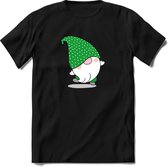 Kerstkabouter Buddy Kerst T-shirt | Groen | Jongens / Meisjes | Grappige Foute kersttrui Shirt Cadeau | Kindershirt | Leuke Elf, Rendier, Kerstboom en Kerstballen Ontwerpen. Maat 9