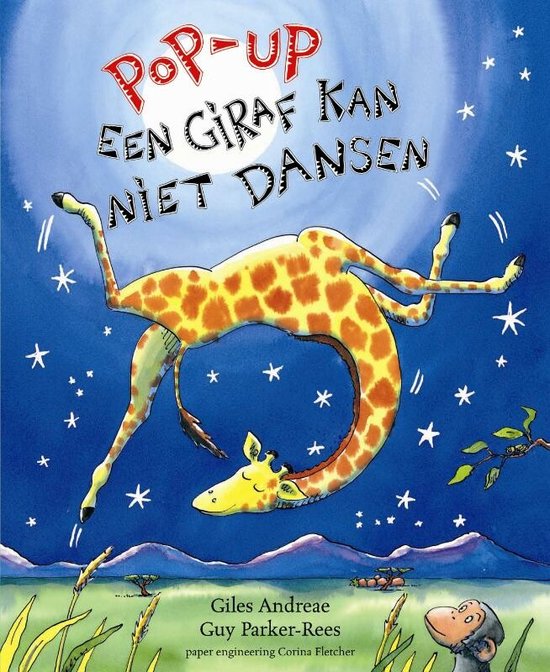 Cover van het boek 'Pop-up giraf kan niet dansen'