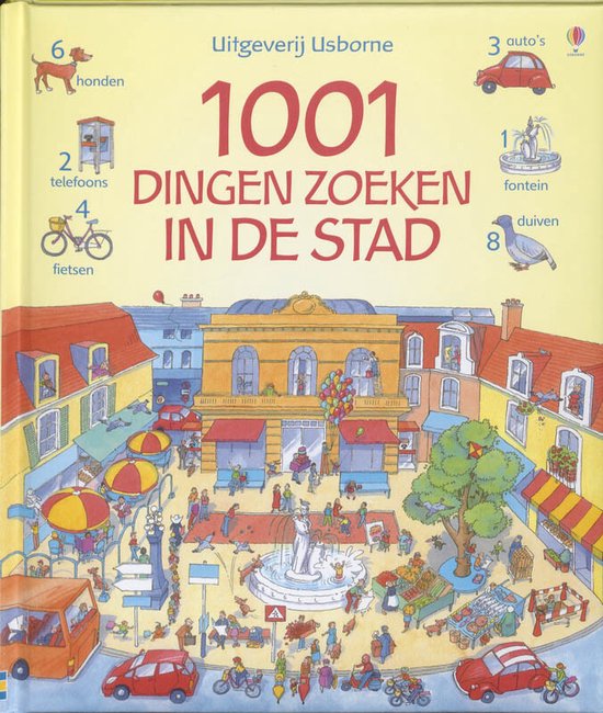 Cover van het boek '1001 dingen zoeken in de stad' van  *