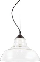 Ideal Lux Bistro' - Hanglamp Modern - Transparant - H:230cm   - E27 - Voor Binnen - Metaal - Hanglampen -  Woonkamer -  Slaapkamer - Eetkamer