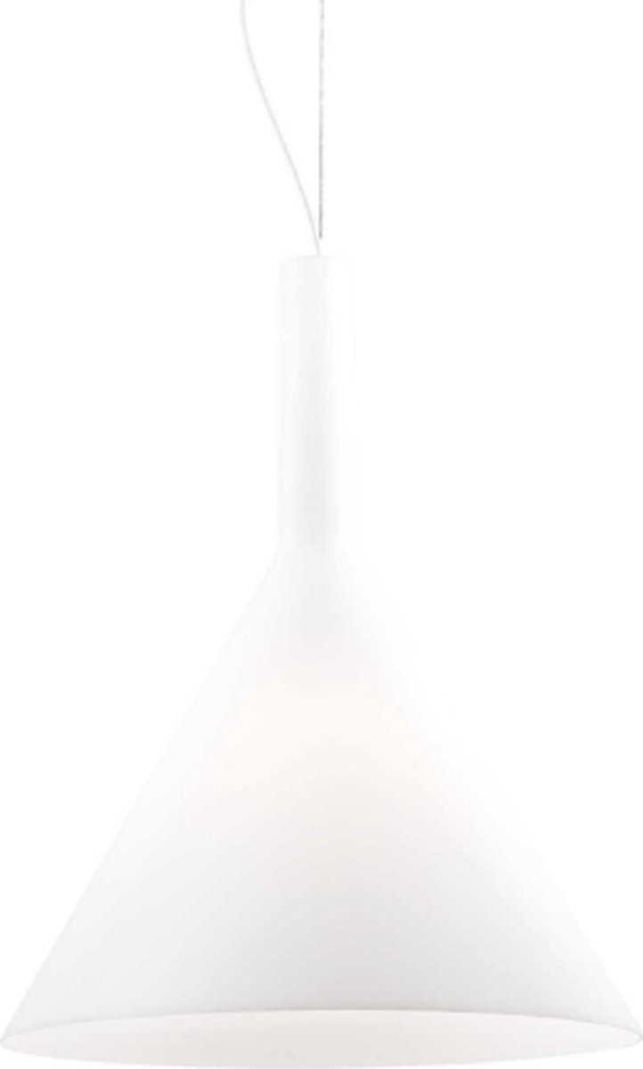 Ideal Lux - Cocktail - Hanglamp - Metaal - E27 - Wit - Voor binnen - Lampen - Woonkamer - Eetkamer - Keuken