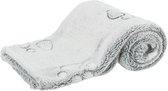 Trixie hondendeken nando softfleece lichtgrijs 75x50 cm