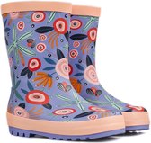 FashionBootZ regenlaarsjes met print lila-21.5