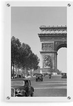 Walljar - Arc de Triomphe '36 - Muurdecoratie - Plexiglas schilderij