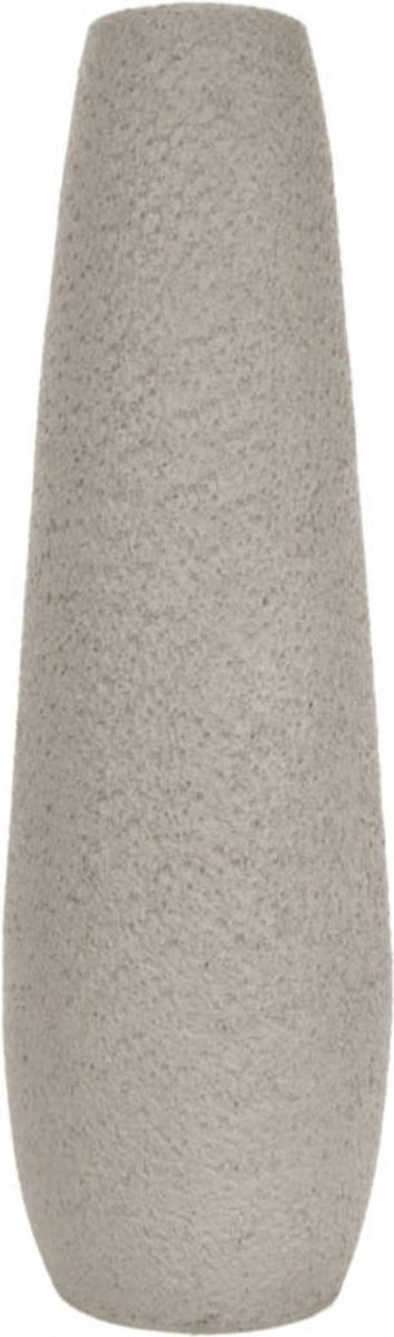 Present Time Vaas Elegance - Polyresin - Large - Warm Grijs - Ø19x61cm