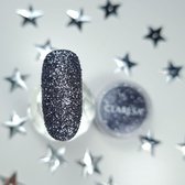 Claresa Nagelpoeder Stardust Black-Silver