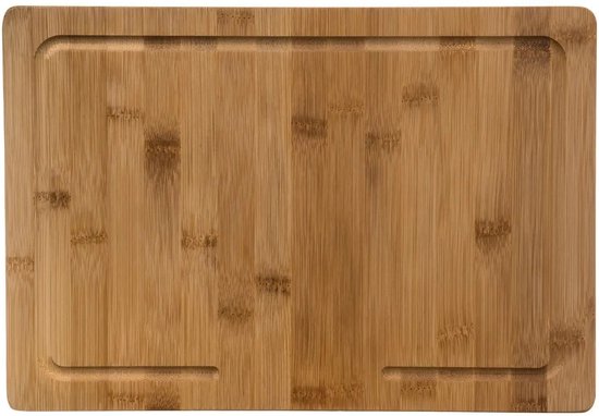 Fackelmann Rechthoekige Houten Snijplank Met Groef - Broodplank 45 x 25 x 1,6 cm Fackelmann Rechthoekige Houten Snijplank Met Groef - Broodplank 45 x 25 x 1,6 cm