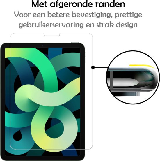 Coque Enfant iPad Air 5 2022 10.9 Coque Kids Avec 2x Protecteurs D'écran - Blauw Clair