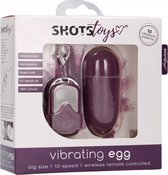 10 Speed Remote Vibrating Egg - Big - Purple - Eggs purple