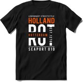 Rotterdam - Holland | TSK Original & vintage | T-Shirt Heren - Dames | Oranje | Perfect Cadeau Shirt | Grappige Spreuken - Zinnen - Teksten | Maat M