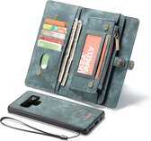 Samsung Galaxy Note9 Hoesje - Caseme - Serie - Kunstlederen Bookcase / 2in1 Case - Blauw - Hoesje Geschikt Voor Samsung Galaxy Note9