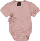 Muslin overslag romper  (rose)