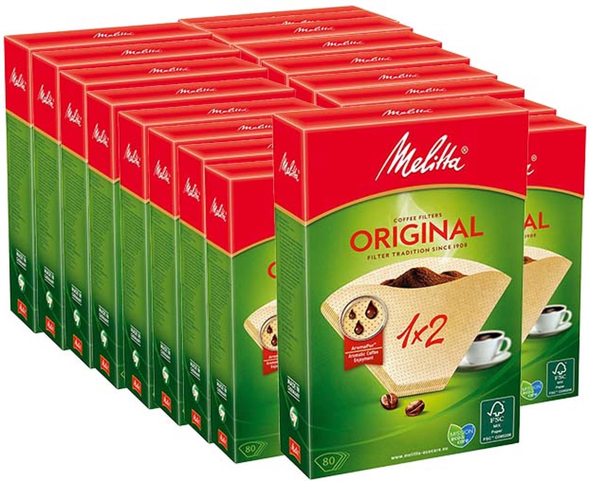 Papieren koffiefilters Melitta Original 100, 40 st