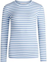 SisterS point T-shirt Ejla Ls1 803 White/blue Dames Maat - S