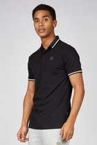 Gabbiano Poloshirt Premium Polo Met Tricot Kraag 232545 Black Mannen Maat - XXL