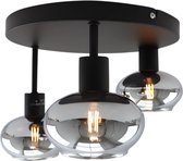 Olucia Skip - Plafondlamp - Zwart - E14