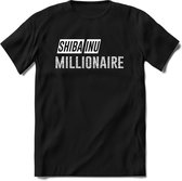 Shiba inu millionaire T-Shirt | Crypto ethereum kleding Kado Heren / Dames | Perfect cryptocurrency munt Cadeau shirt Maat L