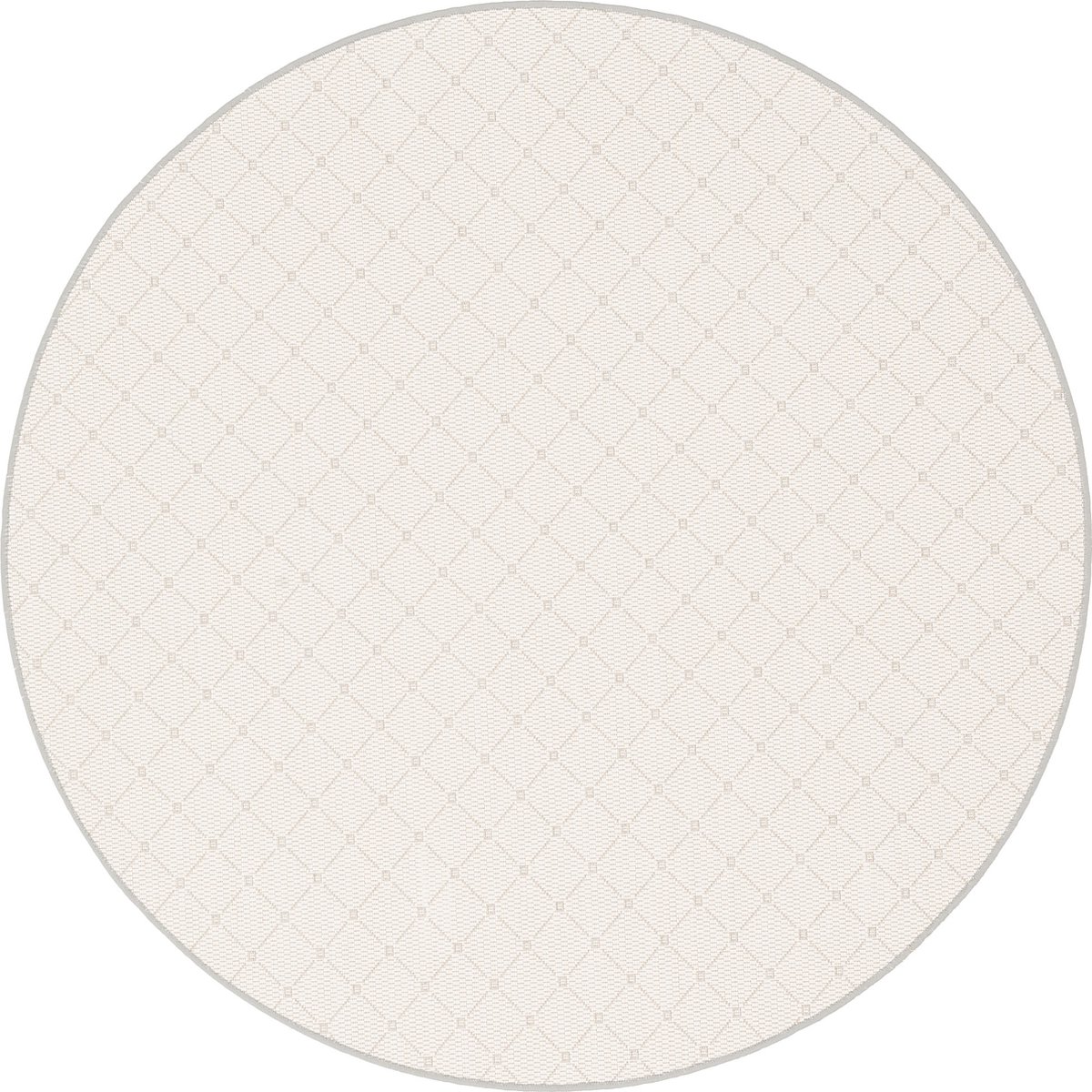 Snapstyle Binnen- en buitentapijt vloerkleed Oslo trend rond Zilver