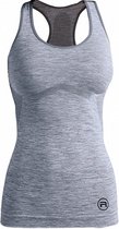 sporttop Active-Fit dames polyamide grijs maat L/XL