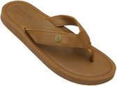 teenslippers Pilat heren leer bruin maat 44