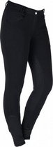 paardrijbroek Annika junior katoen/siliconen zwart mt 176