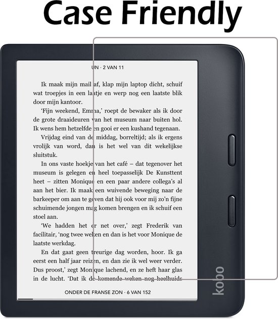 Screenprotector - Geschikt voor Kobo Libra 2 Screenprotector Bescherm Glas - Screenprotector Geschikt voor Kobo Libra 2 Screen Protector Tempered Glass van PhoneNatic — afbeelding 3