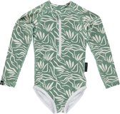 Beach & Bandits - UV-zwempak voor meisjes - Hello Tropical - Groen - maat 104-110cm
