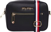 Tommy Hilfiger Iconic Dames Crossbody tas Kunstleer - Zwart