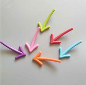 magneet Pijlen magneten koelkast whiteboard 5,5 cm. 6 stuks