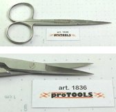 Linkshandig schaartje in roestvrij staal - model: Iris 11 cm - proTOOLS.be