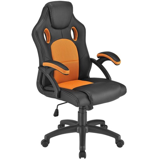 Chaise de bureau / chaise de jeu - orange