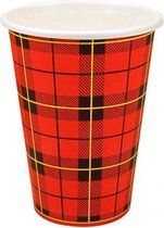 Tasses à café Scotty rouges, 180 ml, paquet de 100 pièces