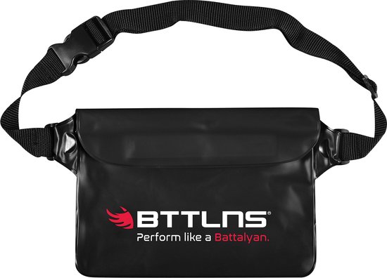 BTTLNS heuptas - waterdichte heuptas - drybag - heuptasje voor het zwemmen - waterdichte tas - strandtas - Antigone 1.0 - zwart