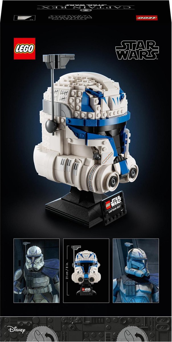 LEGO Star Wars Captain Rex Helm Set voor Volwassenen, The Clone Wars Collectible - 75349 — afbeelding 21