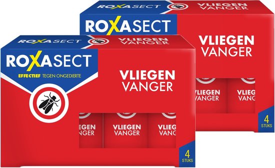 Roxasect Vliegenvanger - Ongedierteval- 2 x 4 stuks