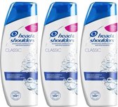 Bol.com Head & Shoulders Shampoo XL - Classic Clean - Voordeelverpakking 3 x 500 ml aanbieding