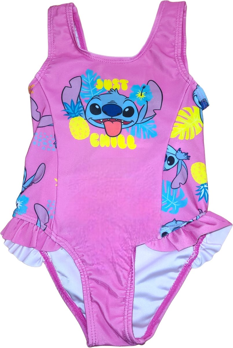 Disney Lilo & Stitch - Badpak Stitch - meisjes - maat 116/128