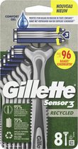 Gillette Lames jetables Sensor3 recyclées 8 pcs