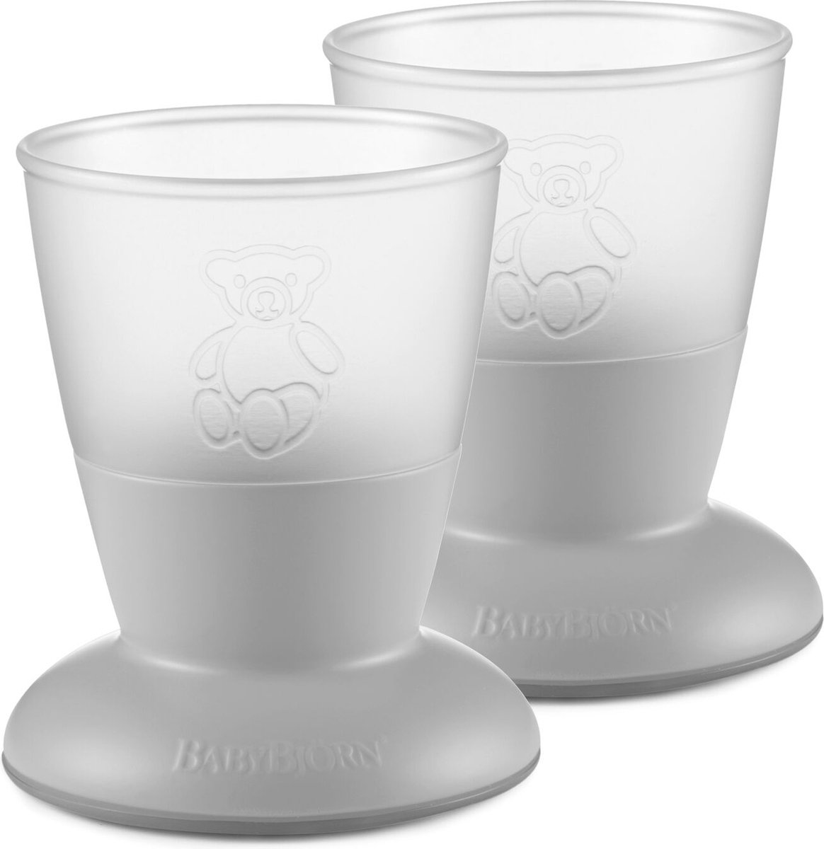Goedkoopste BabyBjörn Baby Drinkbeker - 2 stuks - Grijs