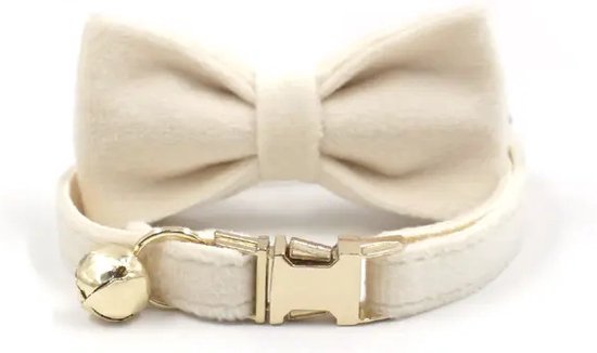 Zee.Dog Dune Halsband Kat - Kattenhalsband - Beige 20-30x1.0 Cm
