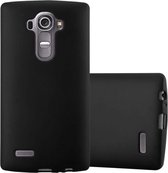 Cadorabo Hoesje voor LG G4 / G4 PLUS in METALLIC ZWART - Beschermhoes gemaakt van flexibel TPU silicone Case Cover