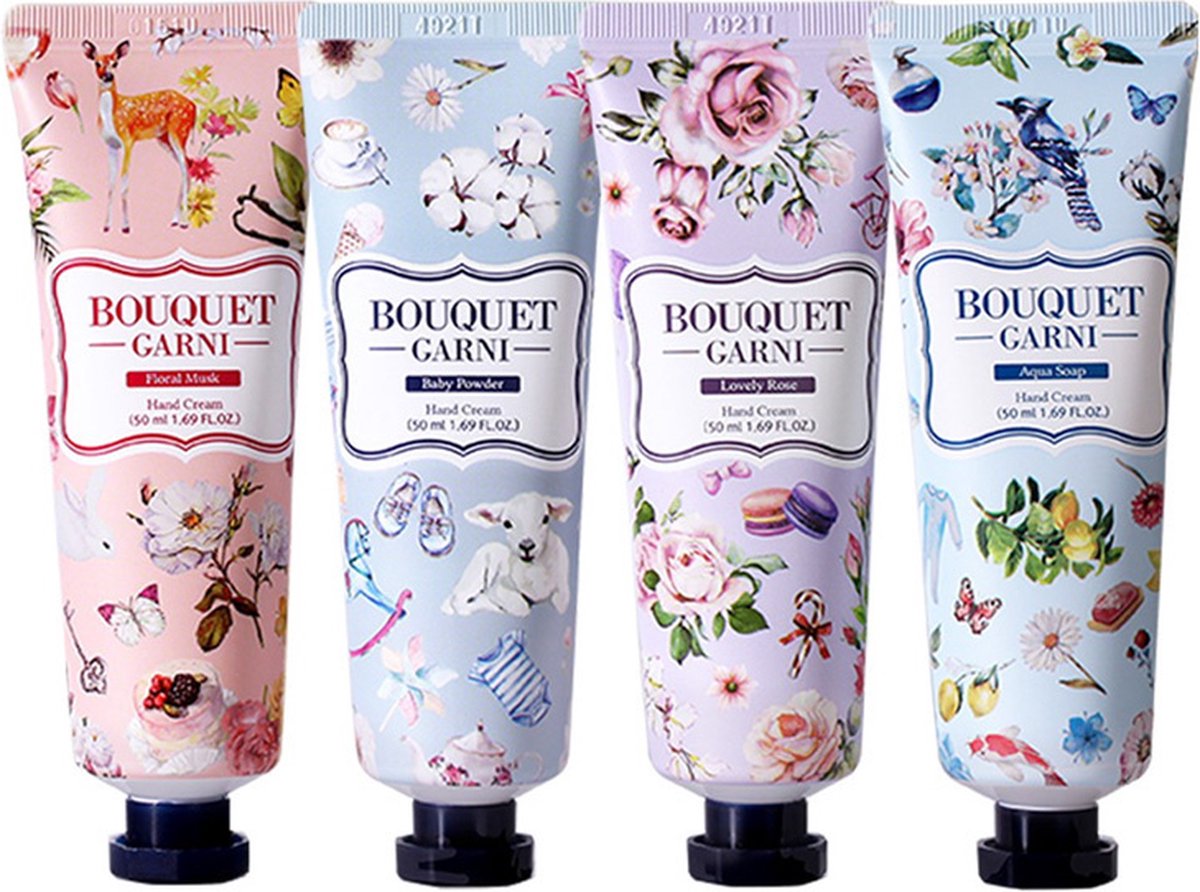 Bouquet Garni Fragranced Hand Cream Set 4x 50ml
