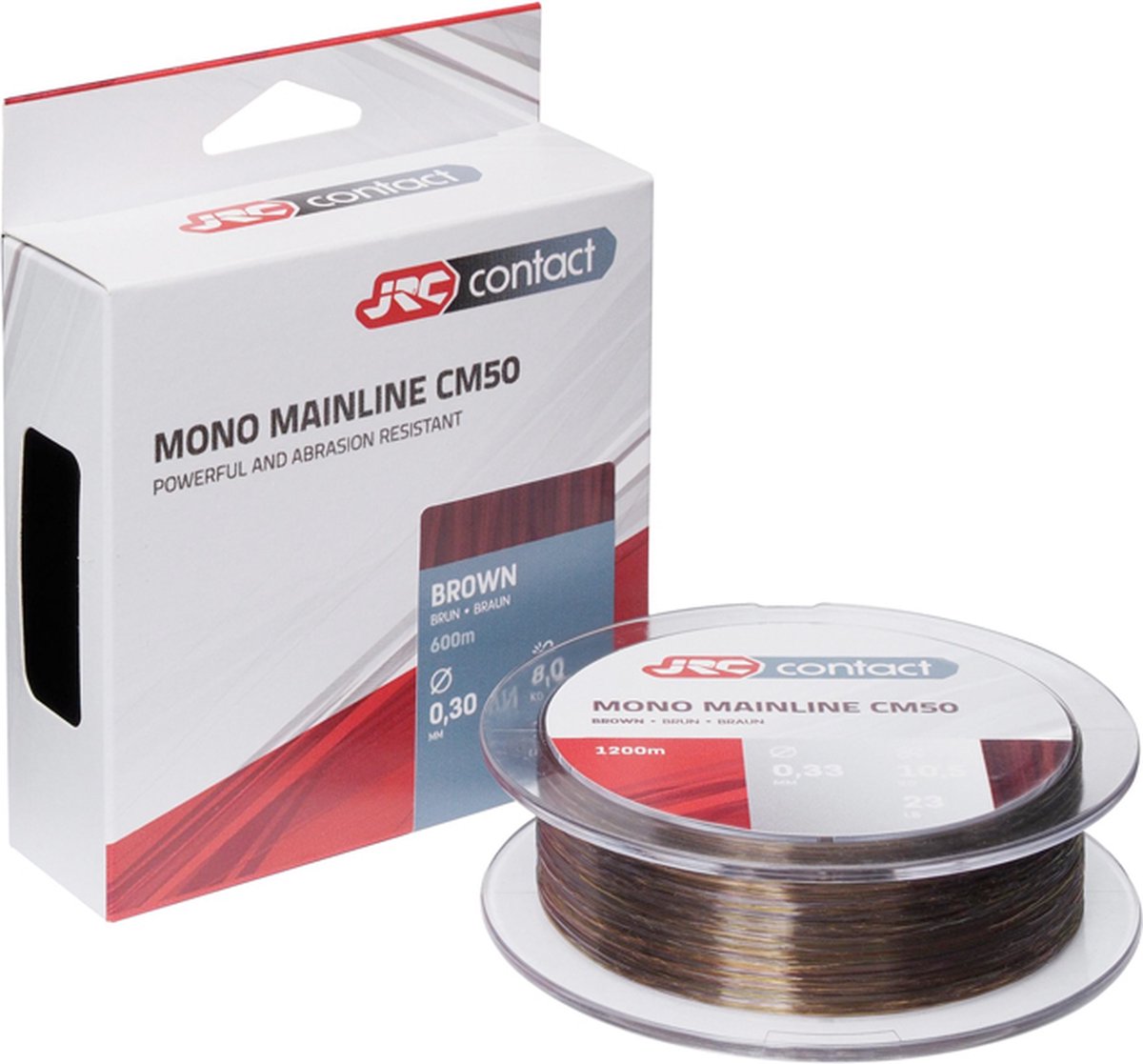 JRC JRC CONTACT CM50 600m 0.35mm Brown | Nylon vislijn