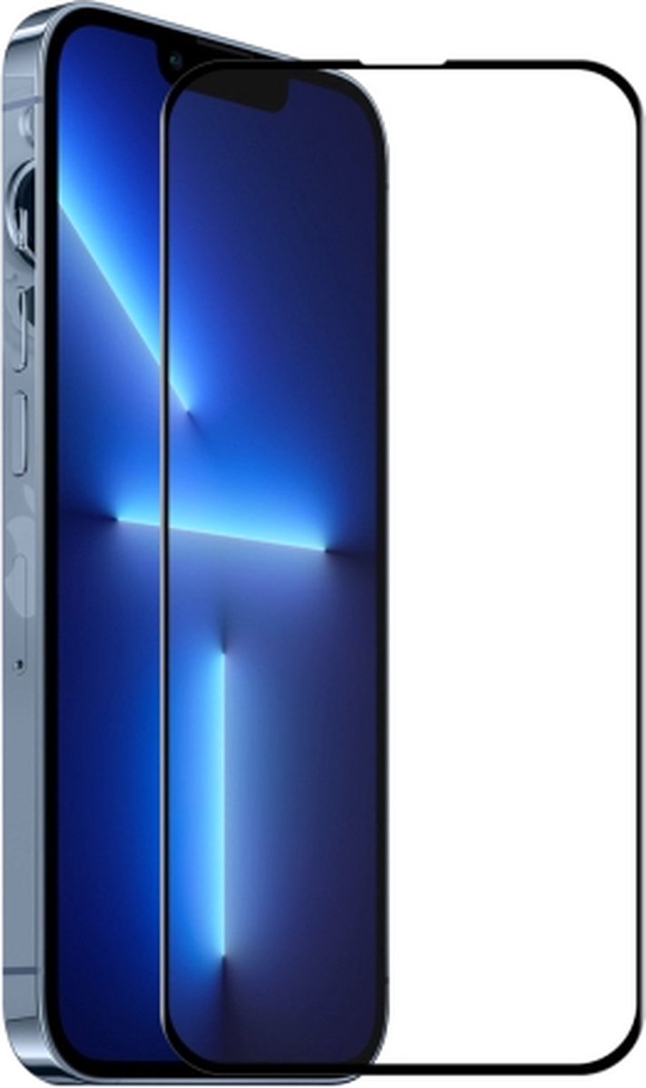Screenprotector Geschikt voor Apple iPhone 14 (iPhone 13 en 13 pro)/2 stuks full cover 6D- Temperend galss- Beschermglas - Beschermglas- gehard glas- Hoge kwaliteit